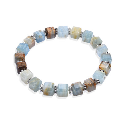 Bracciale con Aragonite Blu