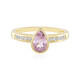 Anello in argento con Kunzite