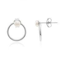 Orecchini in argento con Perla di Acqua Dolce (Joias do Paraíso)