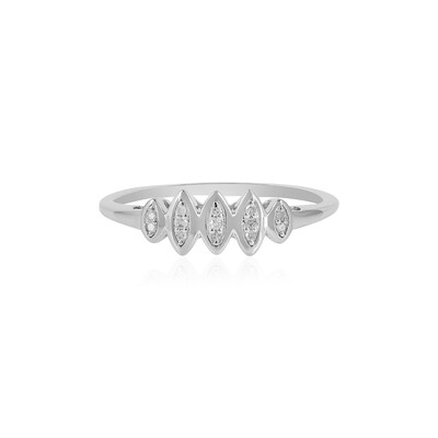 Anello in argento con Diamante I2 (I)