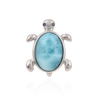 Ciondolo in argento con Larimar