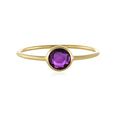 Anello in oro con Ametista