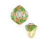 Anello in argento con Ametista Verde (Adela Silber)
