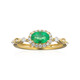 Anello in oro con Smeraldo Zambia AAA (CIRARI)