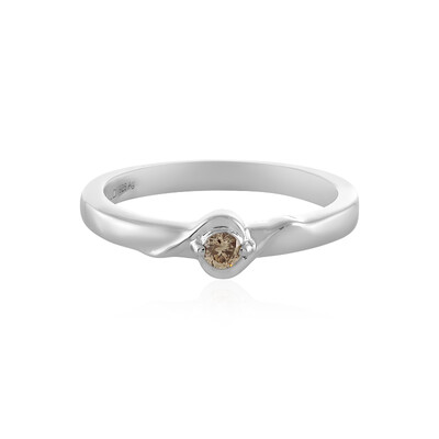 Anello in argento con Diamante Champagne PK1