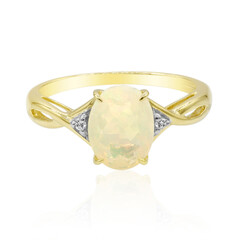 Anello in oro con Opale di Welo (Adela Gold)