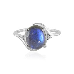 Anello in argento con Labradorite
