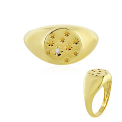 Anello in argento con Diamante PK (J)