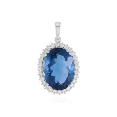 Ciondolo in argento con Fluorite Cangiante