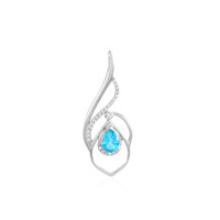 Ciondolo in argento con Topazio Paraiba