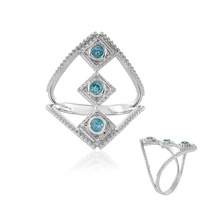 Anello in argento con Zircone Ratanakiri (MONOSONO COLLECTION)