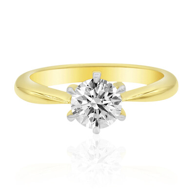 Anello in oro con Diamante VVS1 (L) (Annette)