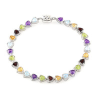 Bracciale in argento con Ametista Zambiana