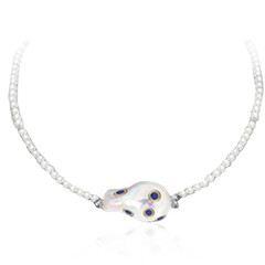 Collana in argento con Perla di Acqua Dolce (Dallas Prince Designs)
