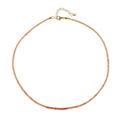 Collana in argento con Zaffiro Arancione