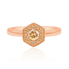 Anello in oro con Diamante Rose de France SI1 di Argyle