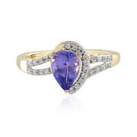 Anello in oro con Tanzanite