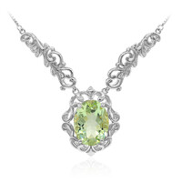 Collana in argento con Ametista Verde