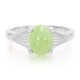 Anello in argento con Crisoprasio Imperiale
