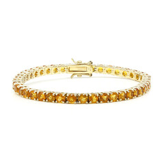 Bracciale in argento con Citrino Madeira