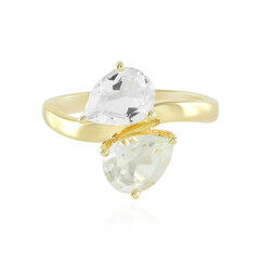 Anello in argento con Ametista Verde