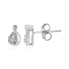 Orecchini in argento con Diamante I1 (I)
