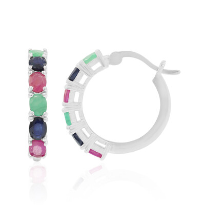 Orecchini in argento con Smeraldo