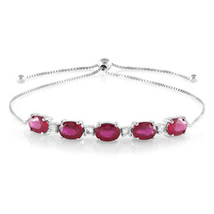 Bracciale in argento con Rubino Bemainty