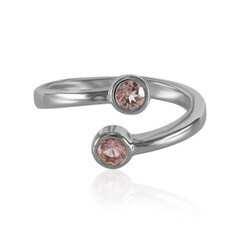 Anello in argento con Topazio Imperiale Ouro Preto