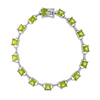 Bracciale in argento con Peridoto Arizona