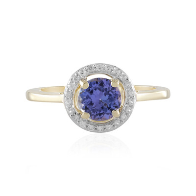 Anello in oro con Tanzanite