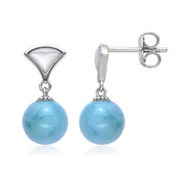 Orecchini in argento con Larimar