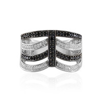 Anello in argento con Spinello Nero
