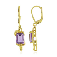 Orecchini in argento con Ametista Rose de France