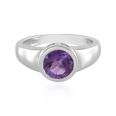 Anello in argento con Ametista Siberiana