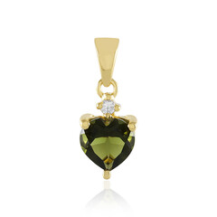 Ciondolo in argento con Moldavite