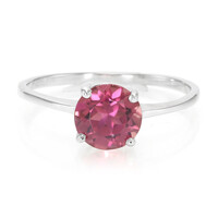 Anello in argento con Tormalina Rosa