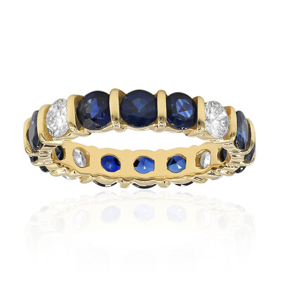 Anello in oro con Zaffiro Blu (Estée Collection)