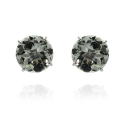 Orecchini in argento con Ametista Verde