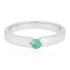 Anello in argento con Smeraldo Colombiano