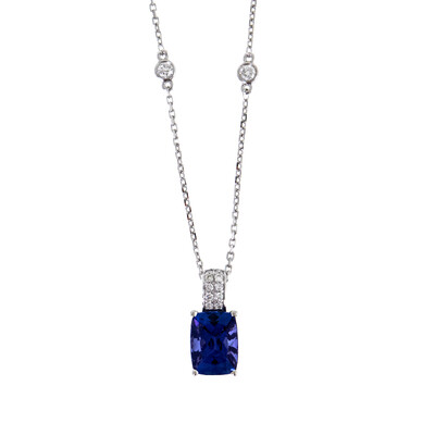 Collana in oro con Tanzanite AAA (CIRARI)