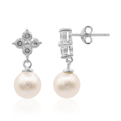 Orecchini in argento con Perla di Acqua Dolce