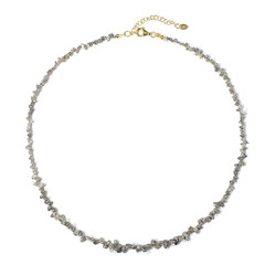 Collana in argento con Diamante Color Argento
