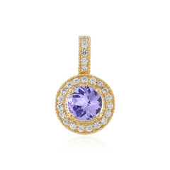 Ciondolo in oro con Tanzanite (non riscaldata)