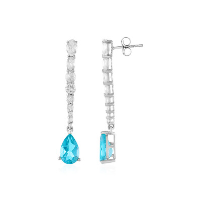 Orecchini in argento con Topazio Paraiba
