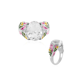 Anello in argento con Quarzo Bianco (SAELOCANA)