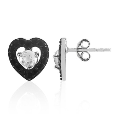 Orecchini in argento con Topazio Bianco
