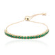 Bracciale in oro con Smeraldo Zambia AAA