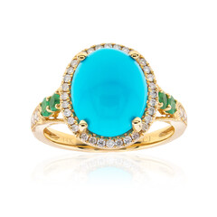 Anello in oro con Turchese Sleeping Beauty (CIRARI)