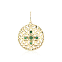 Ciondolo in oro con Smeraldo Brasiliano (Ornaments by de Melo)